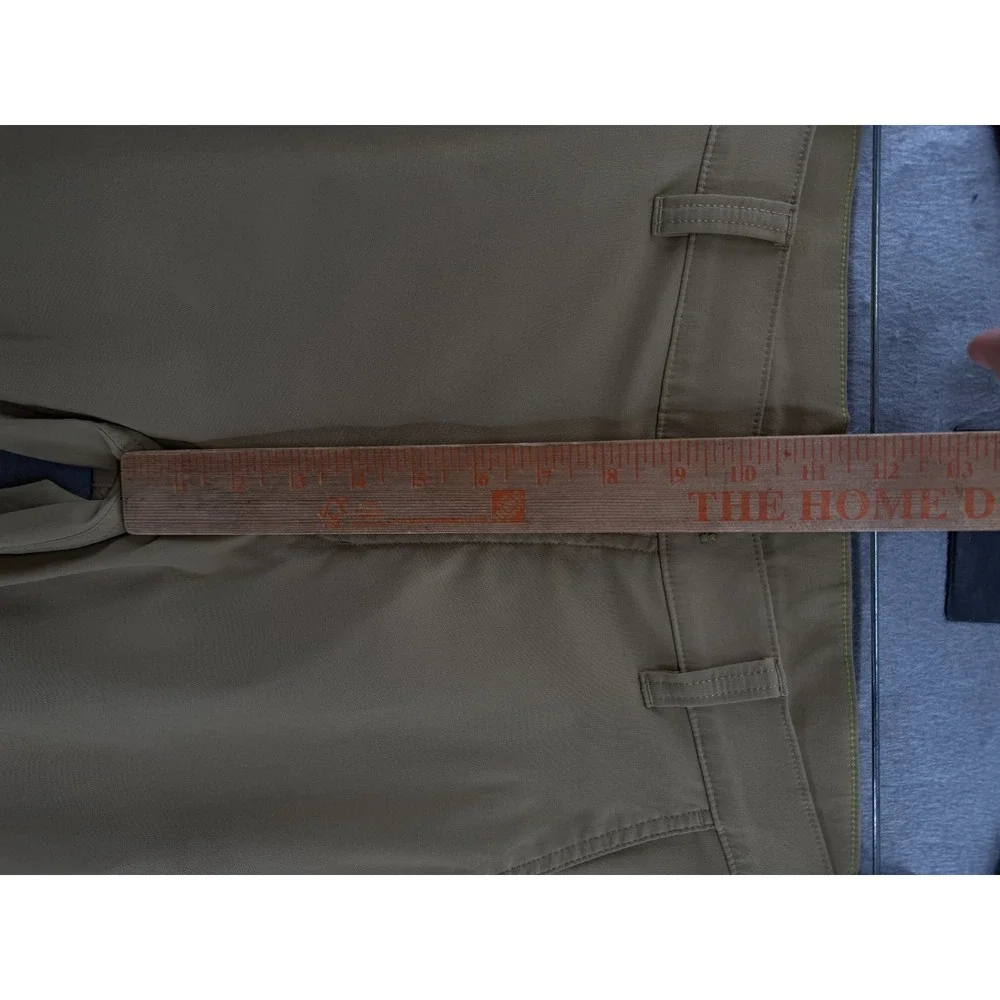 Eddie Bauer Horizon Takeoff Chino Pants Mens 30x30 Tan Performance UPF 50 Hiking